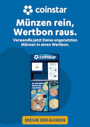 Coinstar Prospekt für Schwalmtal: "Münzen rein, Wertbon raus.", 1 Seite, 13.11.2025 - 19.11.2025