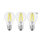 3 ampoules led à filament E27, 806lm, classe énergétique A, blanc neutre LEXMAN - LEXMAN - LEROY MERLIN à Orange 3 ampoules led à filament E27, 806lm, classe énergétique A, blanc neutre LEXMAN - LEXMAN en promo chez LEROY MERLIN Orange à 12,90 €