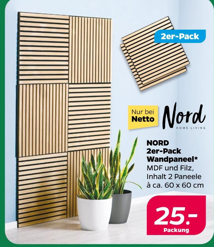 2er-Pack Wandpaneel