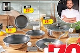 Pfannenserie, Wokpfanne, Universal-Bräter Angebote von HENSSLERS bei Höffner Erfurt für 29,00 €