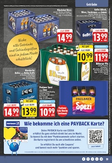 Bier im aktuellen EDEKA Prospekt (Siegburg) Bier im EDEKA Prospekt "Aktuelle Angebote" mit 28 Seiten (Siegburg)