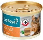 Katzennahrung Mousse im Angebot bei REWE in Laatzen Katzennahrung Mousse Angebote von ZooRoyal bei REWE Laatzen für 0,45 €