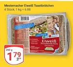 Eiweiß Toastbrötchen von Mestemacher im aktuellen GLOBUS Prospekt