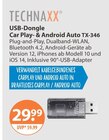 USB-Dongle Car Play- & Android Auto TX-346 im Angebot bei V-Markt in Kaufbeuren USB-Dongle Car Play- & Android Auto TX-346 Angebote von TECHNAXX bei V-Markt Kaufbeuren für 29,99 €