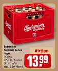 Premium Czech Lager im Angebot bei REWE in Dormagen Premium Czech Lager Angebote von Budweiser bei REWE Dormagen für 13,99 €