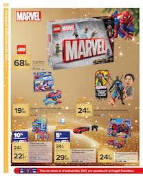 Prix et réduction Spiderman dans le prospectus Carrefour en cours Offre Spiderman dans le catalogue Carrefour du moment à la page 56