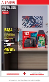 Promos Nintendo Switch dans le catalogue "AU COEUR DU GOÛT" de Carrefour Nintendo Switch en promo dans le catalogue Carrefour à la page 62