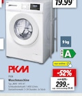 Waschmaschine Angebote von PKM bei Lidl Arnsberg für 299,00 €