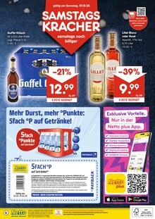 Bier im Netto Marken-Discount Prospekt "DER ORT, AN DEM DU IMMER AUSGEZEICHNETE PREISE FINDEST." mit 6 Seiten (Gummersbach)