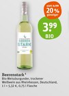 Bio Weißwein von Beerenstark im aktuellen tegut Prospekt