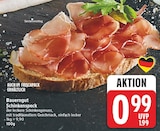 Schinkenspeck von Bauerngut für 0,99 € bei EDEKA im Angebot Schinkenspeck von Bauerngut im aktuellen EDEKA Prospekt