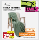Musselin-Wohndecke Angebote von oh cosy bei Marktkauf Rottenburg für 29,98 €