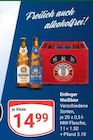 Weißbier im Angebot bei GLOBUS in Siegen Weißbier Angebote von Erdinger bei GLOBUS Siegen für 14,99 €