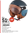 Casque Jet 7 Blue - E.Leclerc à Niort Casque Jet 7 Blue en promo chez E.Leclerc Niort à 51,92 €