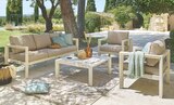 Salon de jardin Evasion 5 places argile + table - HESPÉRIDE en promo chez Maxi Bazar Fréjus à 999,00 €