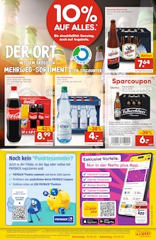Cola im Netto Marken-Discount Prospekt "Wiedereröffnung - 10% auf ALLES" mit 4 Seiten (Rastatt)