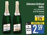 Brillant Sekt von Söhnlein im aktuellen EDEKA Prospekt für 2,59 €