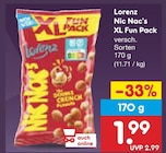Nic Nac's XL Fun Pack von Lorenz für 1,99 € bei Netto Marken-Discount im Angebot Nic Nac's XL Fun Pack von Lorenz im aktuellen Netto Marken-Discount Prospekt