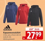 Kapuzenpullover blau Angebote von Adidas bei famila Nordost Neumünster für 27,99 €