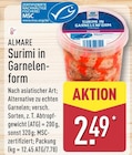 Surimi in Garnelenform im Angebot bei ALDI Nord in Wolfenbüttel Surimi in Garnelenform Angebote von ALMARE bei ALDI Nord Wolfenbüttel für 2,49 €