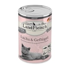 LandFleisch Cat Adult Gelee mit Lachs & Geflügel 400 g im Angebot bei Zookauf in Neubrandenburg LandFleisch Cat Adult Gelee mit Lachs & Geflügel 400 g Angebote von Landfleisch bei Zookauf Neubrandenburg für 1,49 €