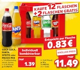 Coca-Cola, Fanta. Sprite oder Mezzo Mix im aktuellen Prospekt bei Kaufland in Tuntenhausen