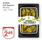 Aktuelle Feinkostlebensmittel Angebote bei GLOBUS in Mannheim Aktuelles Grill-Peperoni Angebot bei GLOBUS in Mannheim ab 2,49 €