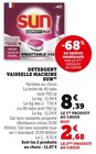 Detergent vaisselle machine(b) - SUN en promo chez Super U Montbéliard à 2,68 €