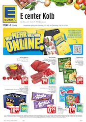 E center Supermarkt Prospekt der aktuellen Woche mit 38 Seiten, gültig von 03.08.2026 bis 08.08.2026, in Heroldsberg und Umgebung Aktueller E center Supermarkt Prospekt in Heroldsberg und Umgebung, "Wir lieben Lebensmittel!" mit 38 Seiten, 03.08.2026 - 08.08.2026