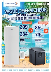 Promos Armoire dans le catalogue "VAGUE DE FRAÎCHEUR" de E.Leclerc Armoire en promo dans le catalogue E.Leclerc à la page 1
