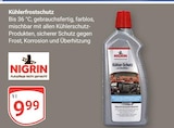 Kühlerfrostschutz im Angebot bei GLOBUS in Maintal Kühlerfrostschutz Angebote von Nigrin bei GLOBUS Maintal für 9,99 €