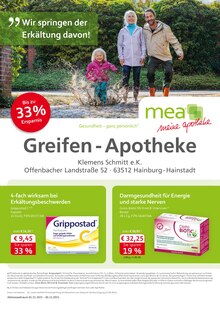 mea - meine apotheke Prospekt für Großkrotzenburg mit 4 Seiten mea - meine apotheke Prospekt für Großkrotzenburg: Unsere November-Angebote, 4 Seiten, 01.11.2021 - 30.11.2021