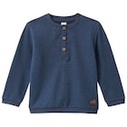 Baby Sweatshirt mit Knopfleiste im Ernstings family Prospekt zum Preis von 7,99 €