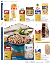 Promos Pois Chiche Bio dans le catalogue "Tout le Ramadan à petits prix" de Carrefour à la page 22