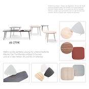 Aktueller Ambiente by Hesse Prospekt mit Couchtisch, "wo Design zu Hause ist und bleibt", Seite 11