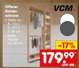 Offener Kleiderschrank von VCM im aktuellen Netto Marken-Discount Prospekt für 179,99 €