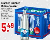 Mineralwasser im Trinkgut Prospekt Mineralwasser von Franken Brunnen im aktuellen Trinkgut Prospekt für 5,49 €