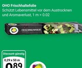 Frischhaltefolie Angebote von OHO bei GLOBUS Mannheim für 0,89 €