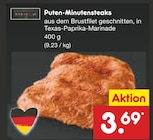 Puten-Minutensteaks im Angebot bei Netto Marken-Discount in Hagen Puten-Minutensteaks Angebote bei Netto Marken-Discount Hagen für 3,69 €