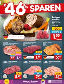 Fleisch im Netto Marken-Discount Prospekt "Aktuelle Angebote" mit 65 Seiten (Wuppertal)