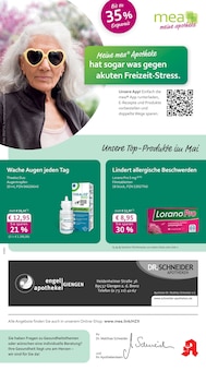 mea - meine apotheke Prospekt Unsere Mai-Angebote mit 4 Seiten