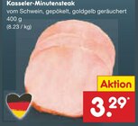 Aktuelles Kasseler-Minutensteak Angebot bei Netto Marken-Discount in Koblenz ab 3,29 €