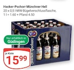 Münchner Hell Angebote von Hacker-Pschorr bei GLOBUS St. Ingbert für 15,99 €
