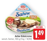 Edelcreme Sahne Angebote von Adler bei E center Rodgau für 1,49 €