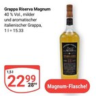 Aktuelles Grappa Riserva Magnum Angebot bei GLOBUS in Jena ab 22,99 €