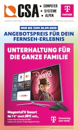 CSA Computer Prospekt für Xanten mit 12 Seiten CSA Computer Prospekt für Xanten: "ANGEBOTSPREIS FÜR DEIN FERNSEH-ERLEBNIS", 12 Seiten, 01.09.2025 - 30.09.2025