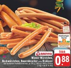 Aktuelles Wiener Würstchen Angebot bei E center in Duisburg ab 0,88 €
