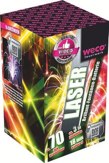 von WECO Brillantfontänen-Batterie „Laser“ von WECO