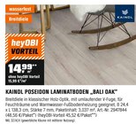 Poseidon Laminatboden Bali Oak von Kaindl im aktuellen OBI Prospekt für 45,52 €
