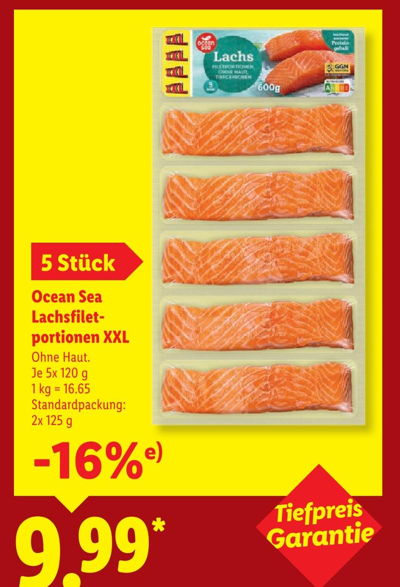 Lachsfiletportionen XXL